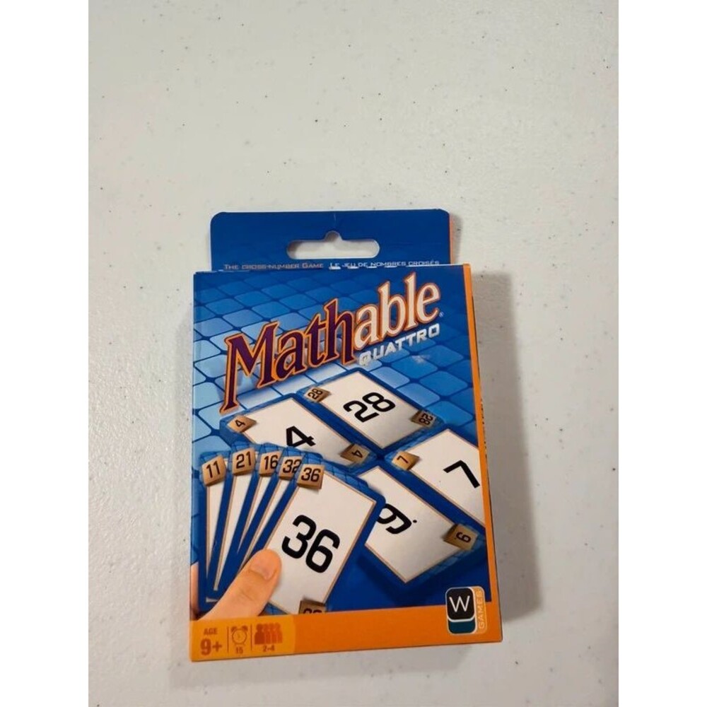 Mathable Quattro Card Game - NEW